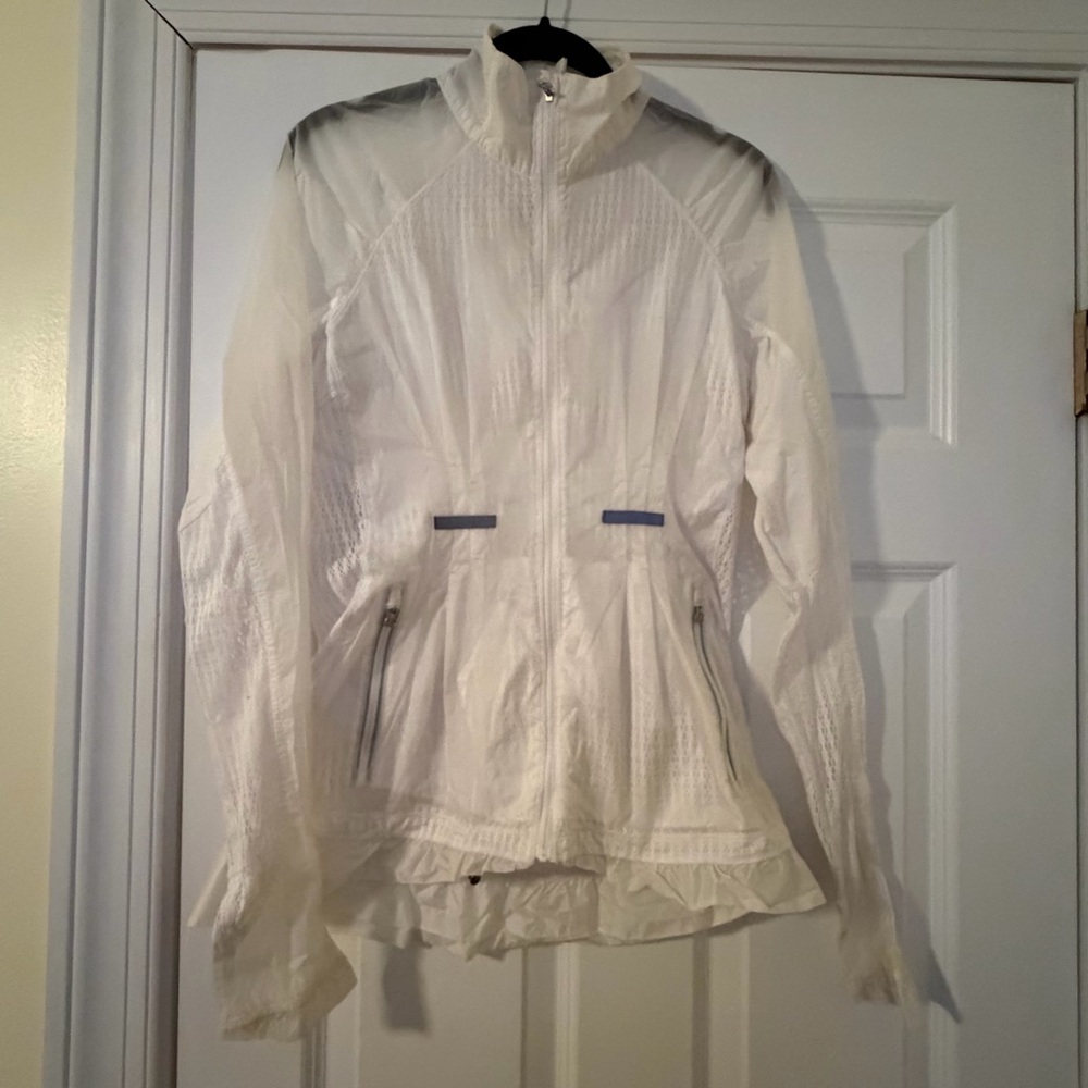Lululemon Lightweight Wind/ Rain Jacket Sheer Mes… - image 16